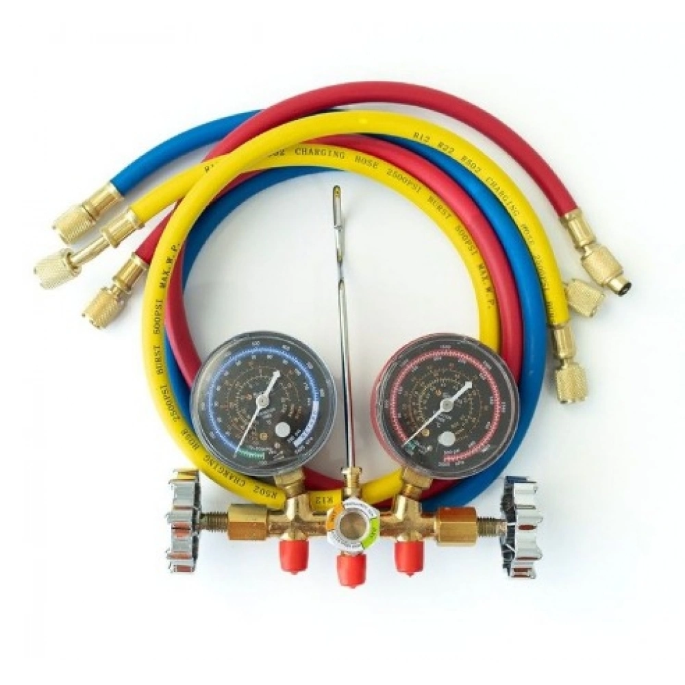 MANIFOLD COM MANGUEIRAS 90CM R22/R134/R40