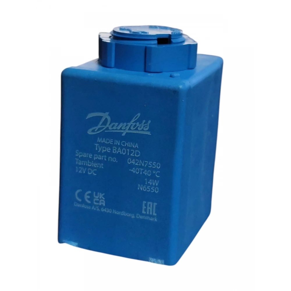 BOBINA SOLENOIDE DANFOSS 12V 14W 042N7550