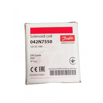 BOBINA SOLENOIDE DANFOSS 12V 14W 042N7550
